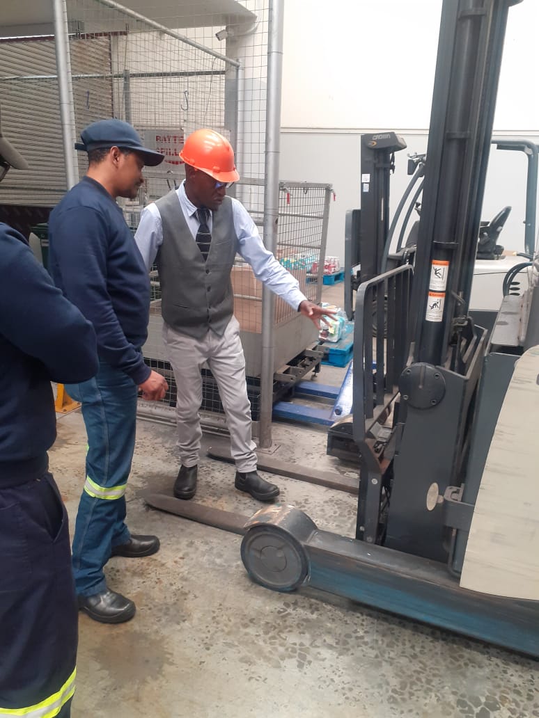 Forklift operator training
